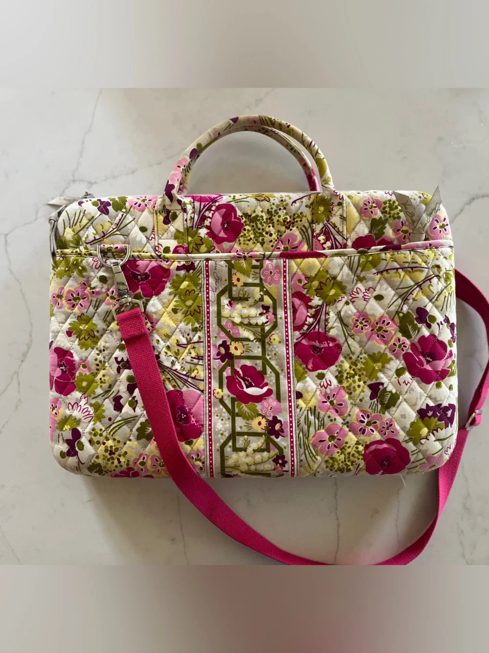 Vera Bradley Retired Print Hard Laptop Case | Make Me Blush | Summer 2010
